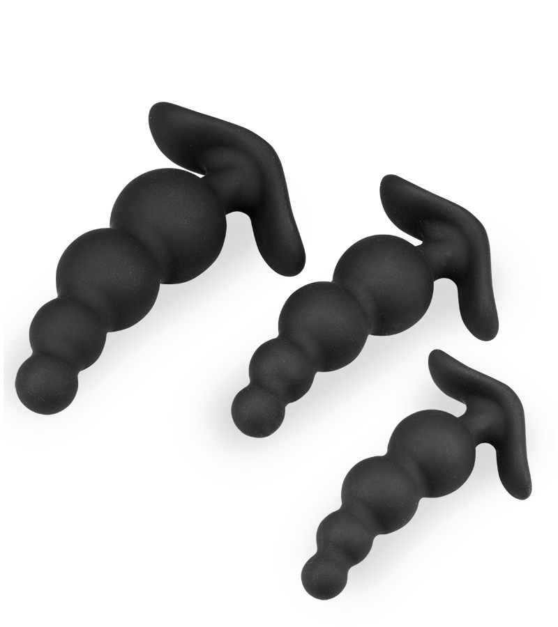LOVE AND VIBES Set De 3 Plugs Chapelets Anaux Simon 5 LOVE AND VIBES Set De 3 Plugs Chapelets Anaux Simon – Image 5