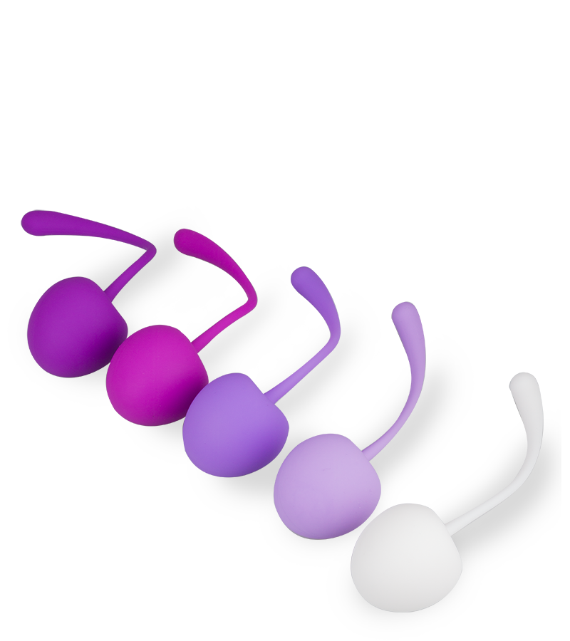 LOVE AND VIBES Set De 5 Kegel Balls Cherry 2 LOVE AND VIBES Set De 5 Kegel Balls Cherry – Image 2