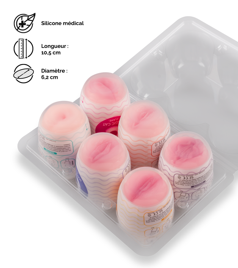 LOVE AND VIBES Set De 6 Oeufs Masturbateurs Magic Cat 2 LOVE AND VIBES Set De 6 Oeufs Masturbateurs Magic Cat – Image 2