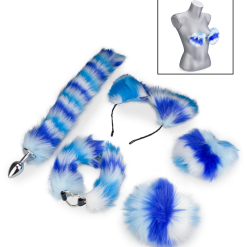 LOVE AND VIBES Set Déguisement Chat à Fourrure