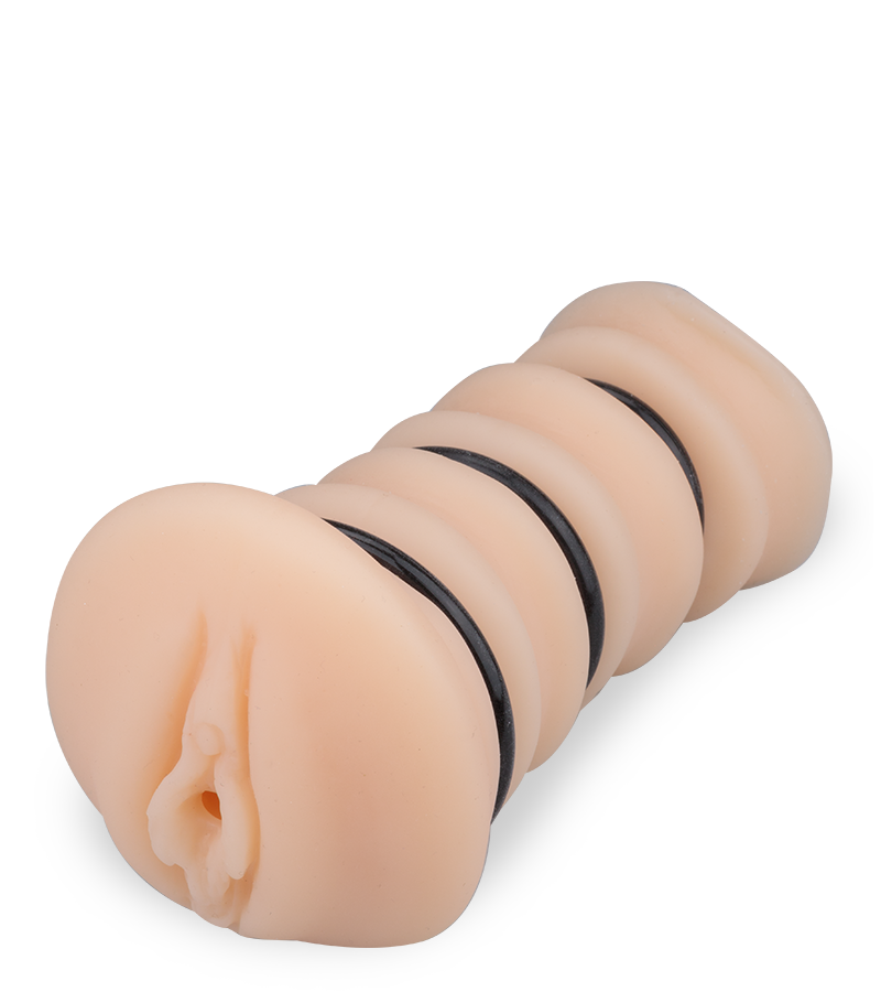 LOVE AND VIBES Sextoy Pour Homme 2-en-1 Vaginette + 3 Cockrings 1 LOVE AND VIBES Sextoy Pour Homme 2-en-1 Vaginette + 3 Cockrings