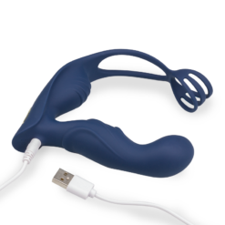 LOVE AND VIBES Stimulateur De Prostate Et Cockring June -Sextoys boutique stimulateur de prostate et cockring june 10