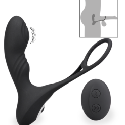 LOVE AND VIBES Stimulateur De Prostate Vibrant Avec Cockring Hero