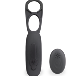 LOVE AND VIBES Stimulateur De Prostate Vibrant Avec Double Cockring Pro P -Sextoys boutique stimulateur de prostate vibrant avec double cockring pro p 6