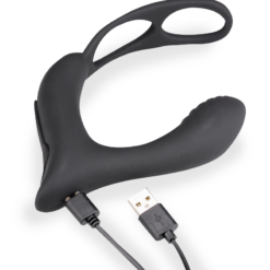 LOVE AND VIBES Stimulateur De Prostate Vibrant Avec Double Cockring Pro P -Sextoys boutique stimulateur de prostate vibrant avec double cockring pro p 9