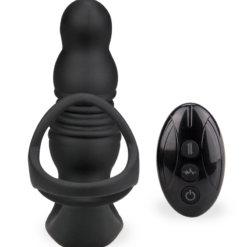 LOVE AND VIBES Stimulateur Prostatique Vibrant Et Va-et-vient Avec Cockrings Soulmate -Sextoys boutique stimulateur prostatique vibrant et va et vient avec cockrings soulmate 5