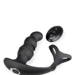 LOVE AND VIBES Stimulateur Prostatique Vibrant Et Va-et-vient Avec Cockrings Soulmate -Sextoys boutique stimulateur prostatique vibrant et va et vient avec cockrings soulmate 8