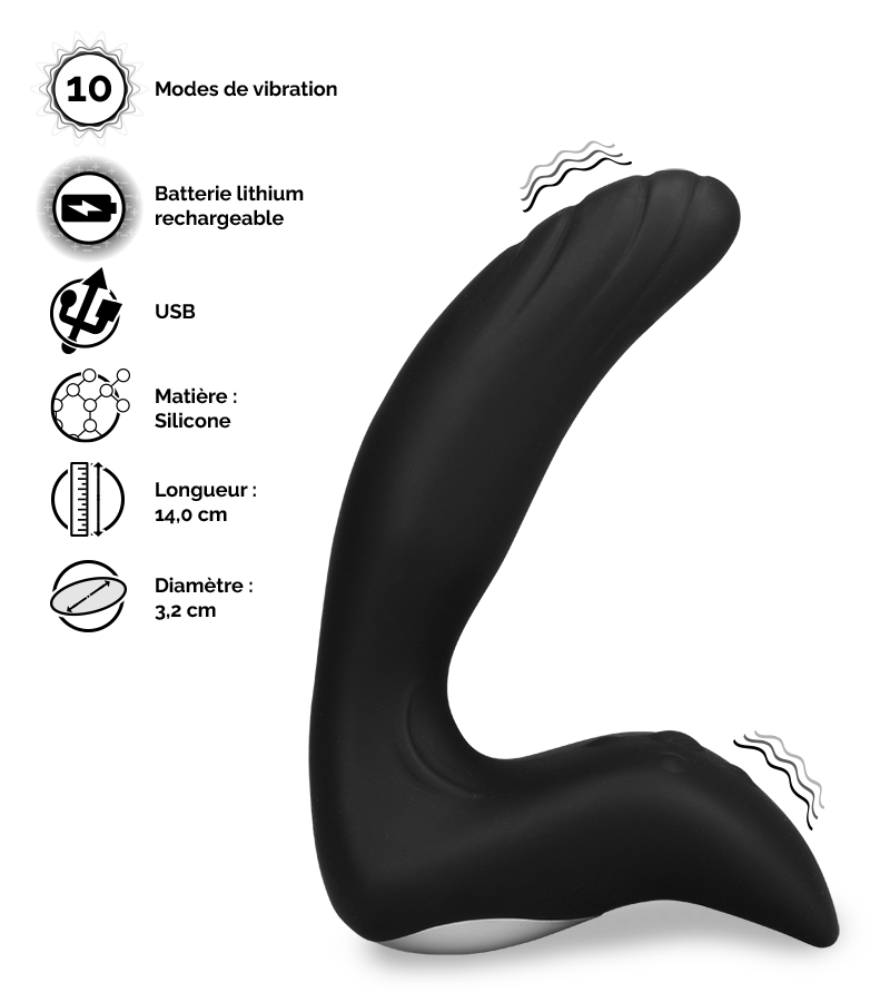 LOVE AND VIBES Stimulateur Prostatique Vibrant Extase 2 LOVE AND VIBES Stimulateur Prostatique Vibrant Extase – Image 2