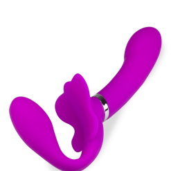 LOVE AND VIBES Strapon 12 Modes De Vibration Butterfly -Sextoys boutique strapon 12 modes de vibration butterfly 9
