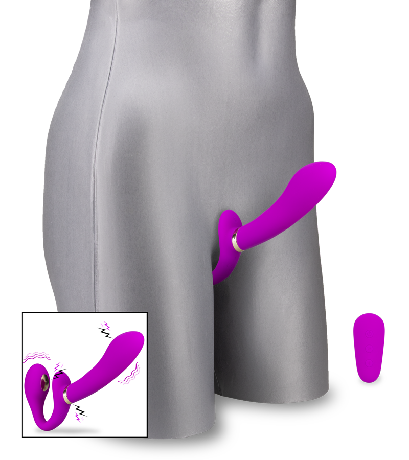 LOVE AND VIBES Strapon Vibrant Avec électrostimulation Authority 1 LOVE AND VIBES Strapon Vibrant Avec électrostimulation Authority