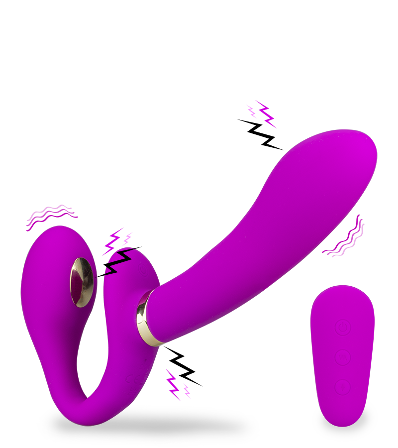 LOVE AND VIBES Strapon Vibrant Avec électrostimulation Authority 2 LOVE AND VIBES Strapon Vibrant Avec électrostimulation Authority – Image 2