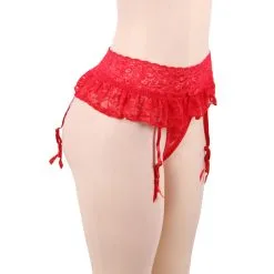 LOVE AND VIBES String Ceinture Porte-jarretelles En Dentelle -Sextoys boutique string ceinture porte jarretelles en dentelle 11