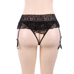 LOVE AND VIBES String Ceinture Porte-jarretelles En Dentelle -Sextoys boutique string ceinture porte jarretelles en dentelle 9