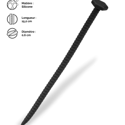 LOVE AND VIBES Tige D'urètre En Silicone Hammer -Sextoys boutique tige d uretre en silicone hammer 6