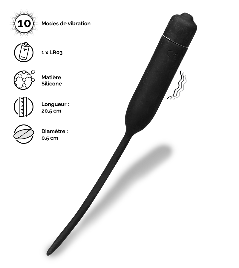 LOVE AND VIBES Tige D'urètre Vibrante Buzzy 2 LOVE AND VIBES Tige D'urètre Vibrante Buzzy – Image 2