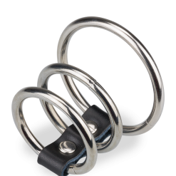 LOVE AND VIBES Triple Anneau Cockring Métal -Sextoys boutique triple anneau cockring metal 6