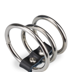 LOVE AND VIBES Triple Anneau Cockring Métal -Sextoys boutique triple anneau cockring metal 7