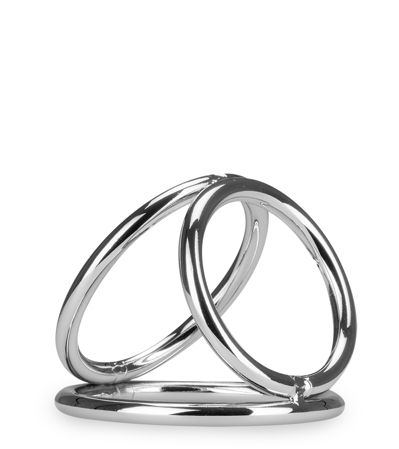 LOVE AND VIBES Triple Cockring En Inox Holdy 8 LOVE AND VIBES Triple Cockring En Inox Holdy – Image 8