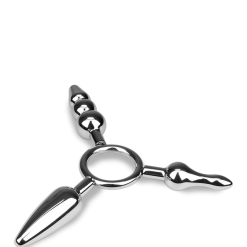 LOVE AND VIBES Triple Plug Anal Geode -Sextoys boutique triple plug anal geode 7