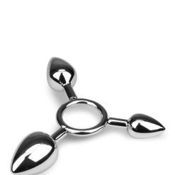 LOVE AND VIBES Triple Plug Anal Pepper 10 LOVE AND VIBES Triple Plug Anal Pepper -Sextoys boutique triple plug anal pepper 7