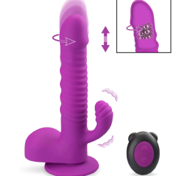 LOVE AND VIBES Vibro Gode Rabbit Va-et-vient à Ventouse