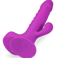 LOVE AND VIBES Vibro Gode Rabbit Va-et-vient à Ventouse -Sextoys boutique vibro gode rabbit va et vient a ventouse 7