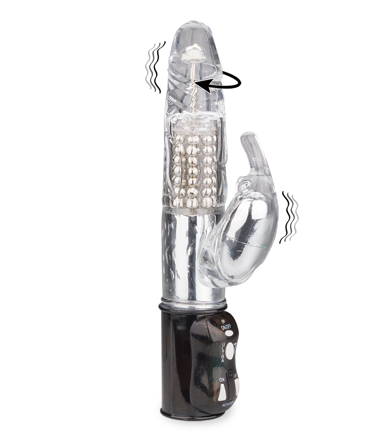 LOVE AND VIBES Vibro Jack Rabbit Layer Beads Deluxe 1 LOVE AND VIBES Vibro Jack Rabbit Layer Beads Deluxe