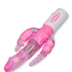 LOVE AND VIBES Vibro Rabbit Rotatif Triple Pénétration -Sextoys boutique vibro rabbit rotatif triple penetration 10