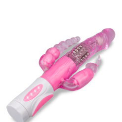 LOVE AND VIBES Vibro Rabbit Rotatif Triple Pénétration -Sextoys boutique vibro rabbit rotatif triple penetration 9