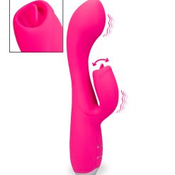 LOVE AND VIBES Vibro Rabbit Stimulateur Clito Langue