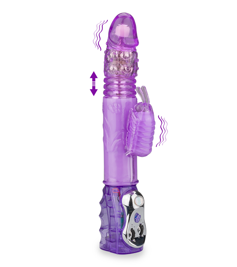 LOVE AND VIBES Vibro Rabbit Va-et-vient Butterfly XL 2 LOVE AND VIBES Vibro Rabbit Va-et-vient Butterfly XL – Image 2