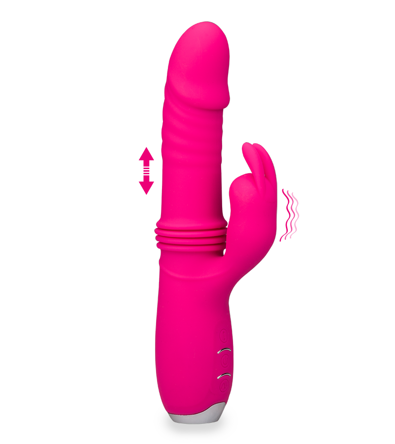 LOVE AND VIBES Vibro Rabbit Va-et-vient USB 12 Vitesses 1 LOVE AND VIBES Vibro Rabbit Va-et-vient USB 12 Vitesses