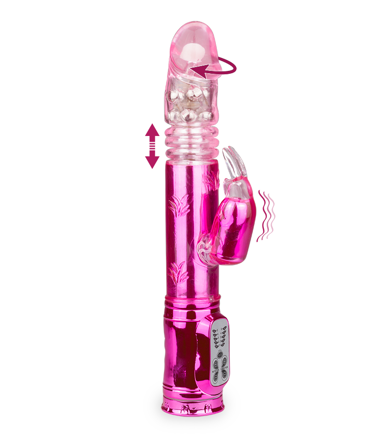 LOVE AND VIBES Vibro Rabbit XXL Deluxe USB Va-et-vient 1 LOVE AND VIBES Vibro Rabbit XXL Deluxe USB Va-et-vient