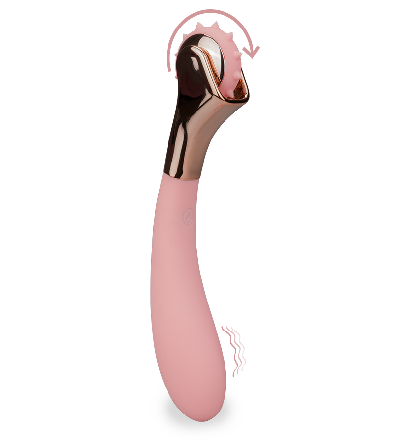LOVE AND VIBES Vibromasseur Avec Roulette De Wartenberg 1 LOVE AND VIBES Vibromasseur Avec Roulette De Wartenberg