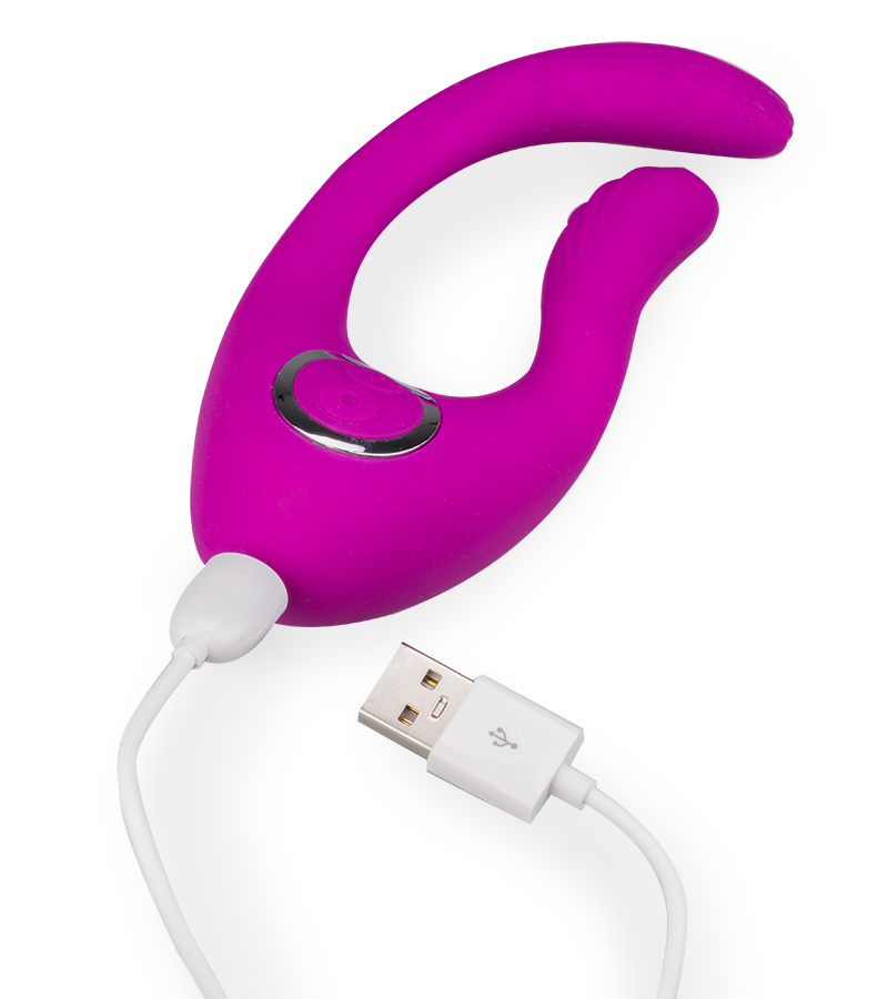 LOVE AND VIBES Vibromasseur Clitoris Courbé 12 Modes USB Magnetic 14 LOVE AND VIBES Vibromasseur Clitoris Courbé 12 Modes USB Magnetic – Image 14