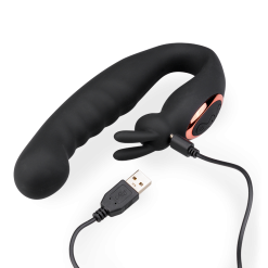 LOVE AND VIBES Vibromasseur Courbé Point G Sweet Bunny -Sextoys boutique vibromasseur courbe point g sweet bunny 16