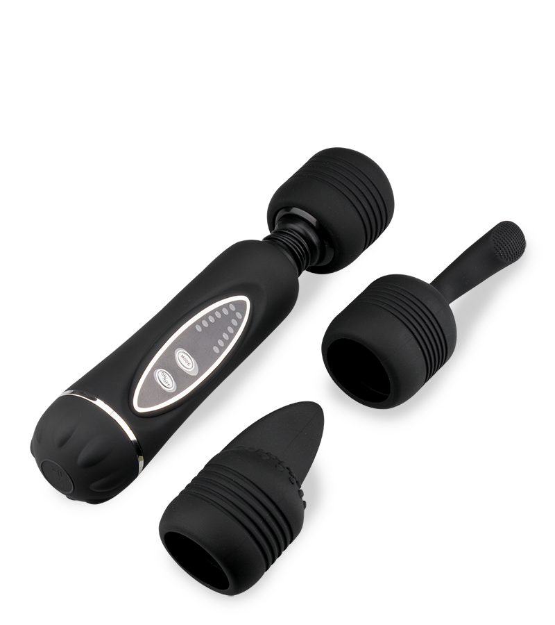 LOVE AND VIBES Vibromasseur Fantasy Wand 3 Embouts 7 LOVE AND VIBES Vibromasseur Fantasy Wand 3 Embouts – Image 7