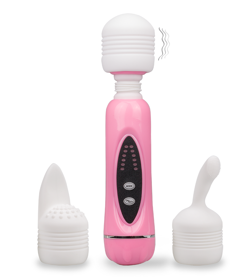LOVE AND VIBES Vibromasseur Magic Fantasy Wand 3 Embouts 1 LOVE AND VIBES Vibromasseur Magic Fantasy Wand 3 Embouts