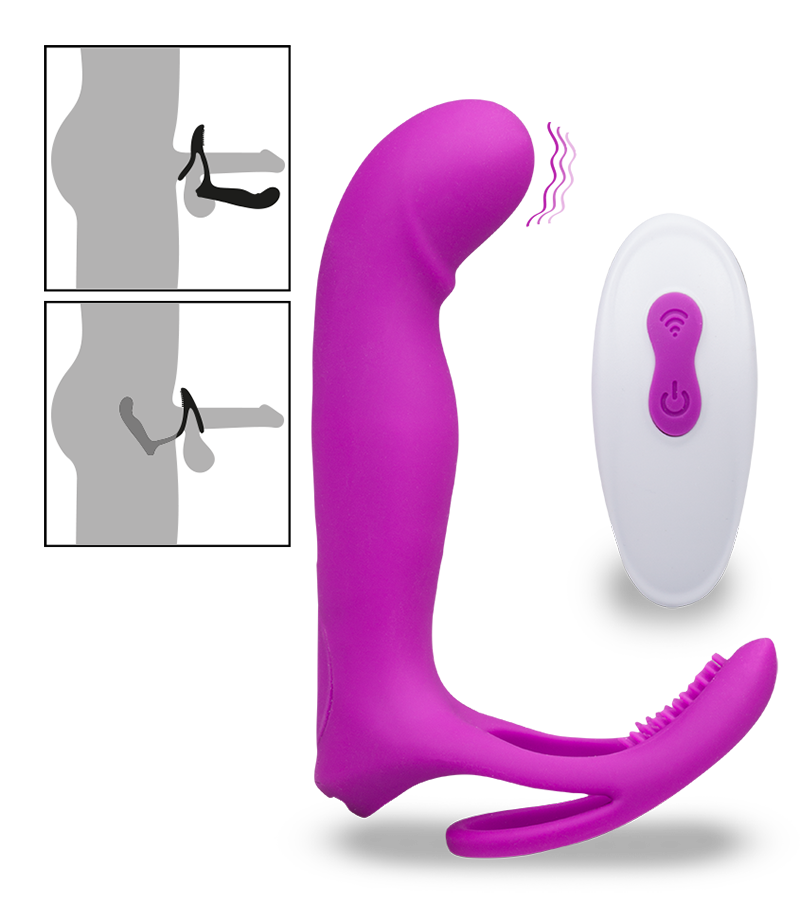 LOVE AND VIBES Vibromasseur Multifonctions Avec Anneau Cockring Poly 1 LOVE AND VIBES Vibromasseur Multifonctions Avec Anneau Cockring Poly