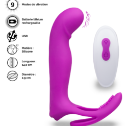 LOVE AND VIBES Vibromasseur Multifonctions Avec Anneau Cockring Poly 10 LOVE AND VIBES Vibromasseur Multifonctions Avec Anneau Cockring Poly -Sextoys boutique vibromasseur multifonctions avec anneau cockring poly 5