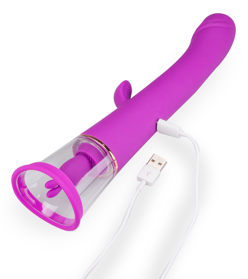 LOVE AND VIBES Vibromasseur Rabbit Avec Pompe à Vagin Fine 11 LOVE AND VIBES Vibromasseur Rabbit Avec Pompe à Vagin Fine – Image 11