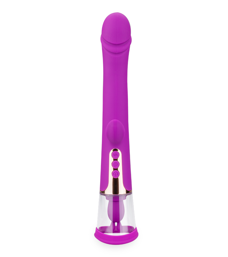 LOVE AND VIBES Vibromasseur Rabbit Avec Pompe à Vagin Fine 3 LOVE AND VIBES Vibromasseur Rabbit Avec Pompe à Vagin Fine – Image 3