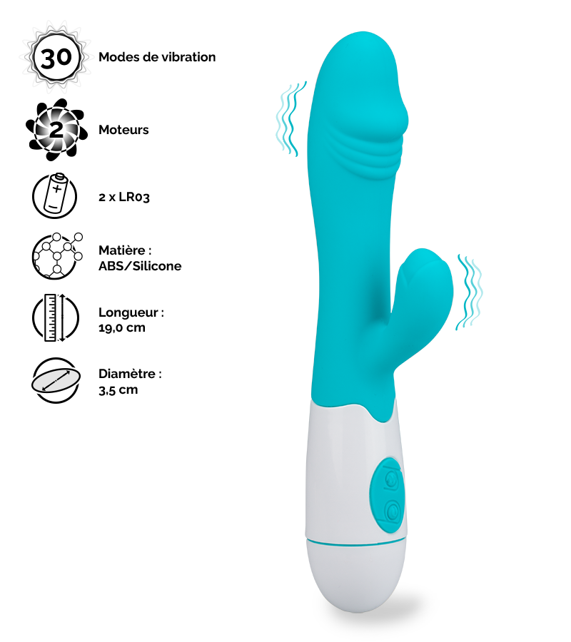 LOVE AND VIBES Vibromasseur Rabbit Bloom 9 LOVE AND VIBES Vibromasseur Rabbit Bloom – Image 9