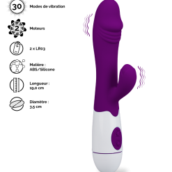 LOVE AND VIBES Vibromasseur Rabbit Bloom 36 LOVE AND VIBES Vibromasseur Rabbit Bloom -Sextoys boutique vibromasseur rabbit bloom 18