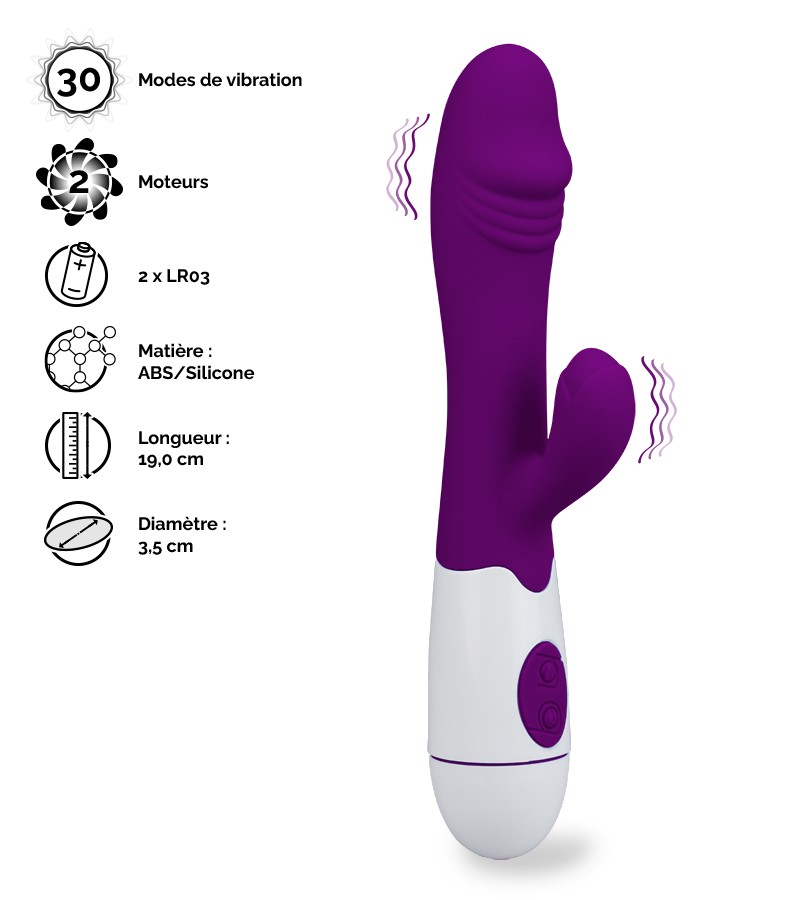 LOVE AND VIBES Vibromasseur Rabbit Bloom 16 LOVE AND VIBES Vibromasseur Rabbit Bloom – Image 16