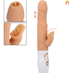 LOVE AND VIBES Vibromasseur Rabbit Chauffant 7 Modes Satisfaction