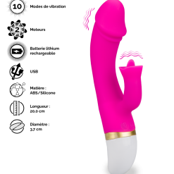 LOVE AND VIBES Vibromasseur Rabbit Flapa 41 LOVE AND VIBES Vibromasseur Rabbit Flapa -Sextoys boutique vibromasseur rabbit flapa 20