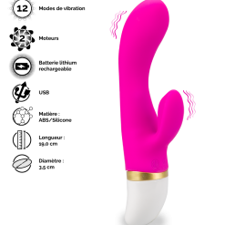 LOVE AND VIBES Vibromasseur Rabbit Lovely -Sextoys boutique vibromasseur rabbit lovely 20