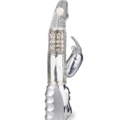 LOVE AND VIBES Vibromasseur Rabbit Rotatif Silver Pleasure -Sextoys boutique vibromasseur rabbit rotatif silver pleasure 5
