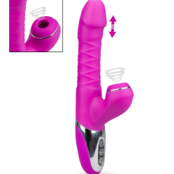 LOVE AND VIBES Vibromasseur Rabbit Va-et-vient Et Sans Contact Amor